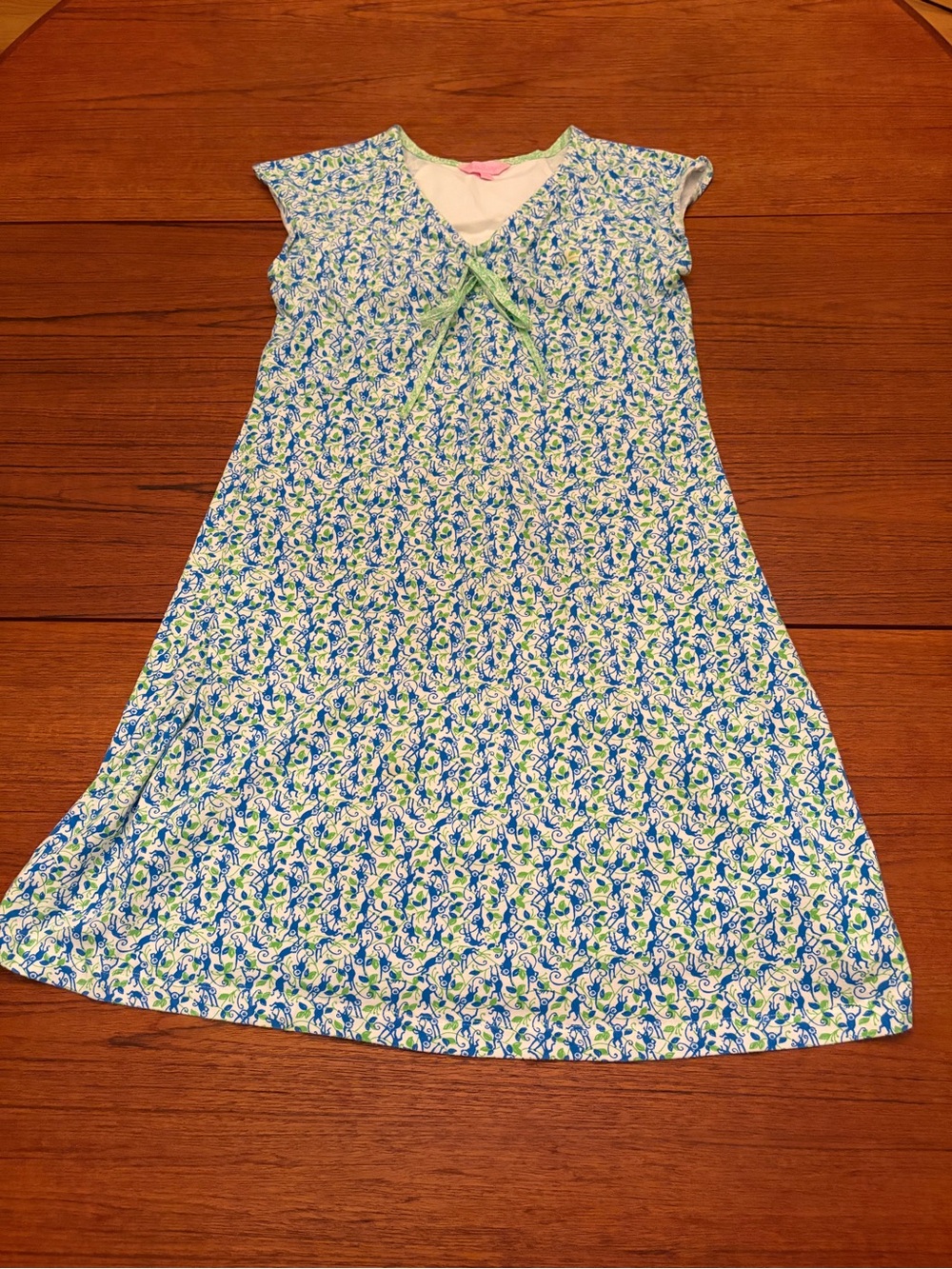 Lilly Pulitzer Blue, Green & White Nightgown